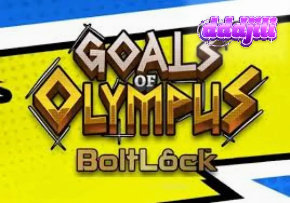 Tampilan visual slot Goals of Olympus BoltLock dengan elemen mitologi dan sepak bola.